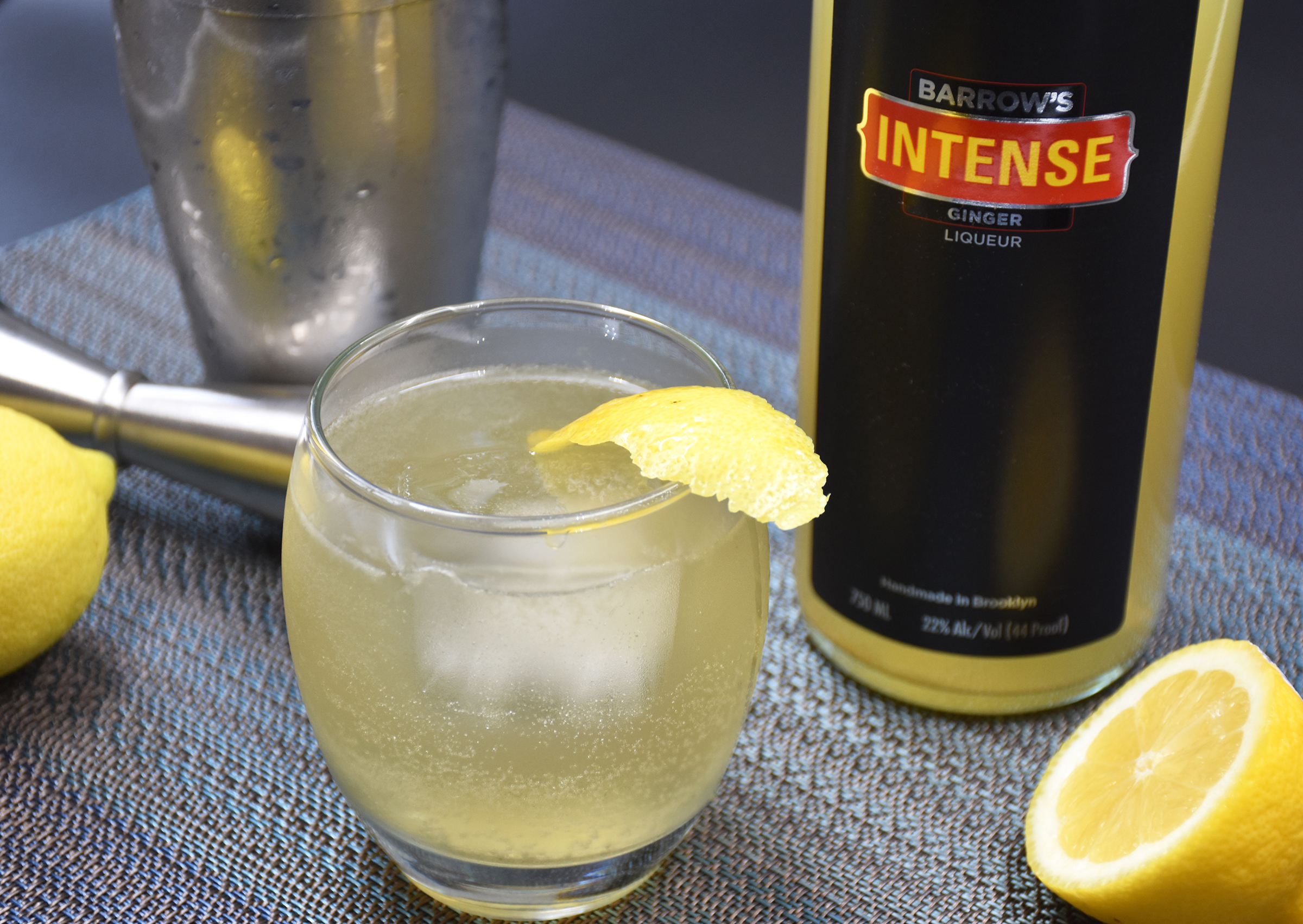 Lemony Ginger Bourbon Smash | Barrow's Intense Ginger Cocktails