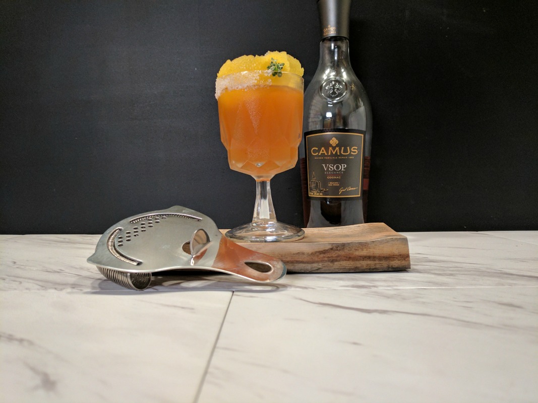 Mushroom Cognac Crusta | Barrow's Intense Ginger Cocktails