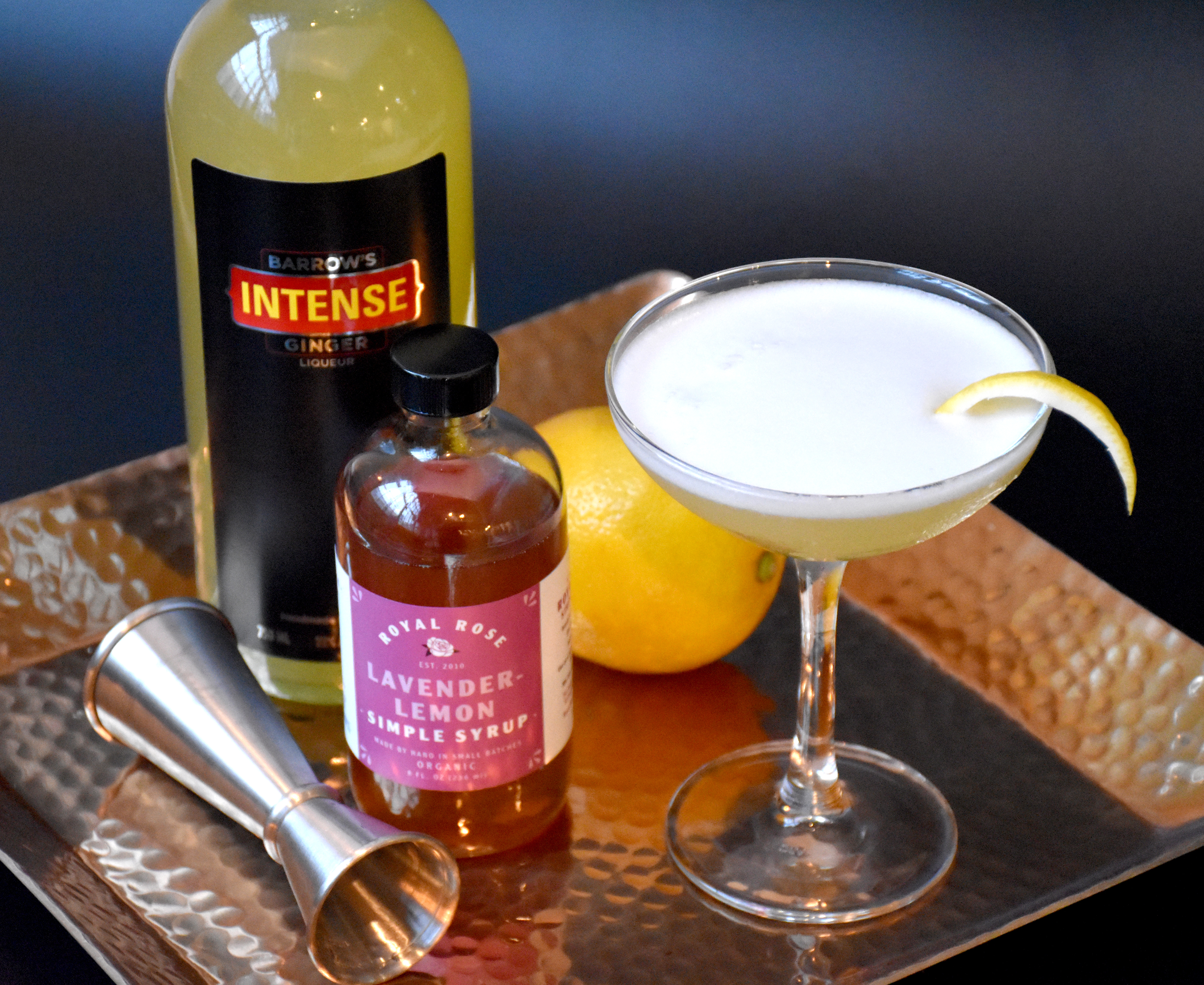 Lavandula Ginger Sour | Barrow's Intense Ginger Cocktails