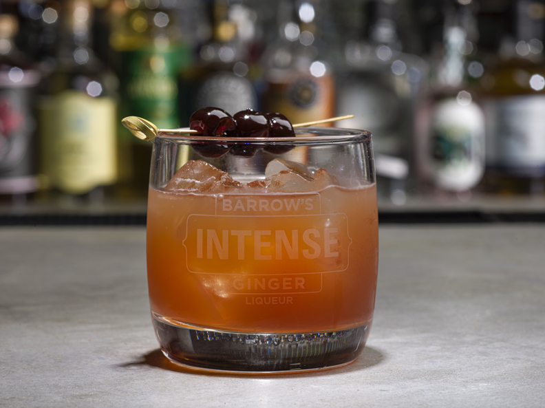 Chicago Mistake | Barrow's Intense Ginger Liqueur Ginger Brandy Old Fashioned