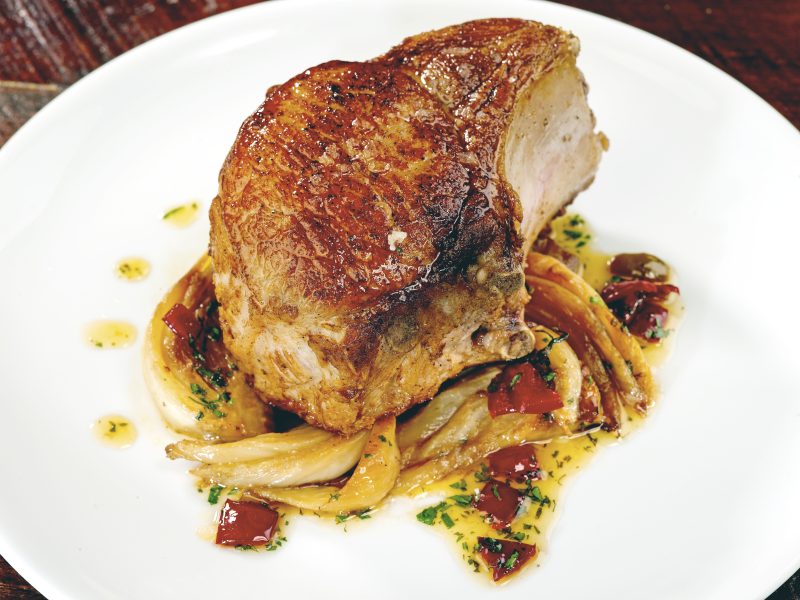 Intense Ginger Honey Glazed Pork Chop